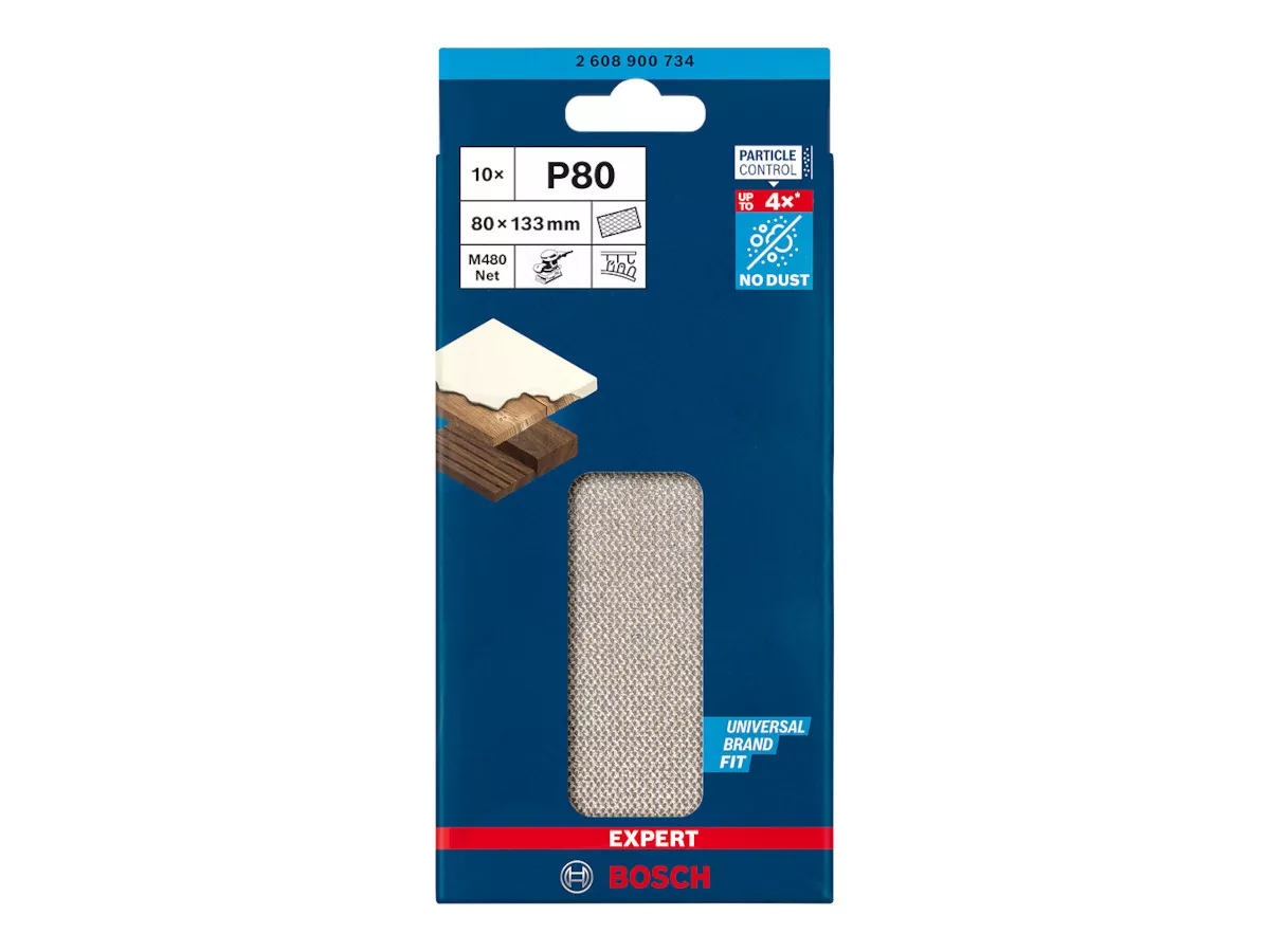 Abrasif M480 filet Expert Wood+Paint 80x133mm (par 10)